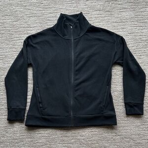 Mondetta Women's Black Fleece Zip up